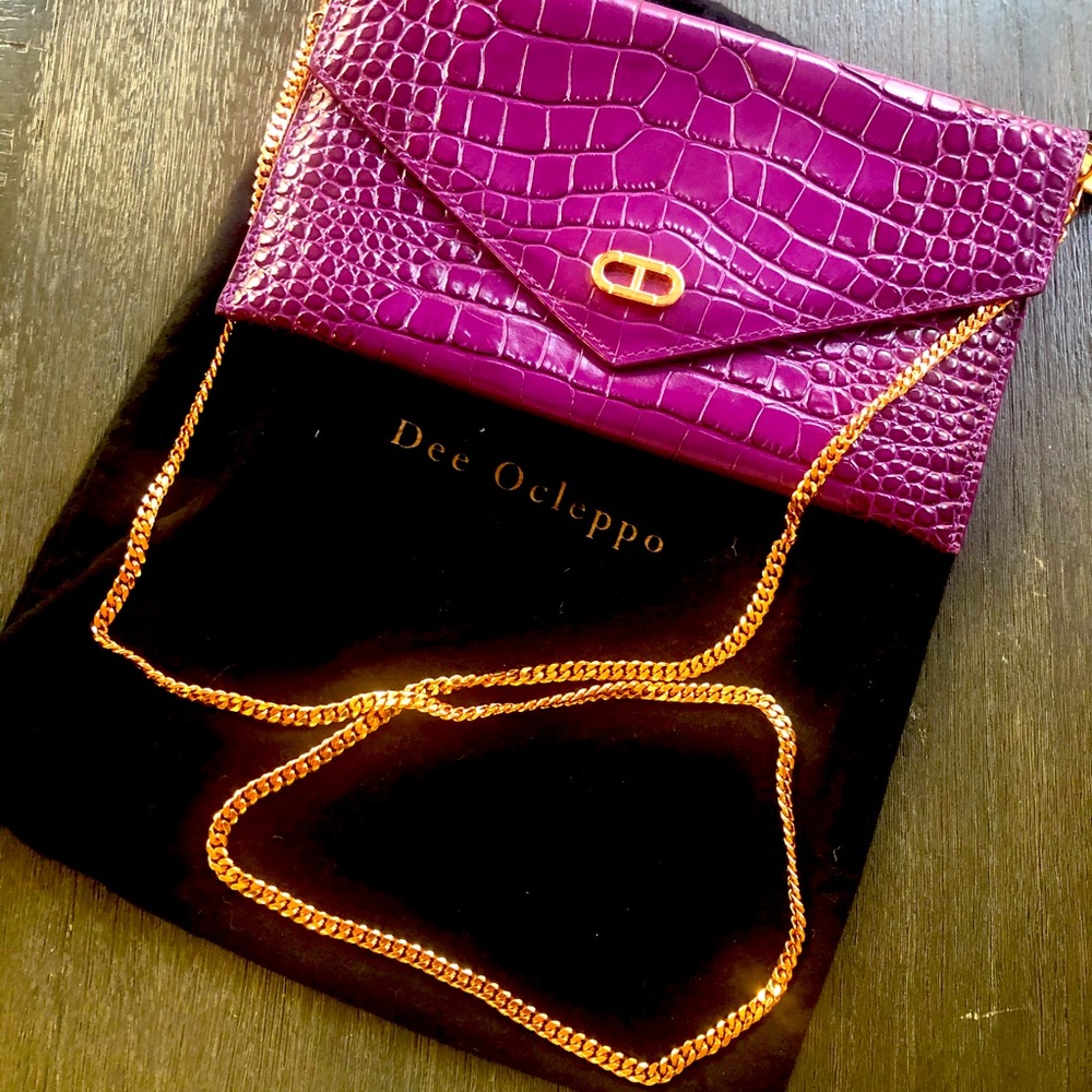 The purple purse by designer Dee Ocleppo